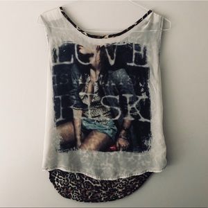 Graphic tank top